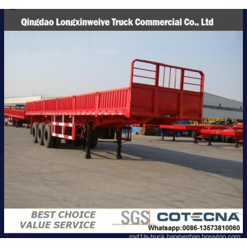 3 Axles Utility Flatbed Cargo Semi Truck Trailer/Cargo Semi Trailer